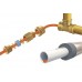 Муфта (сальник) для ввода нагревательного кабеля внутрь трубы